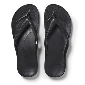 Black Archies Flip Flops